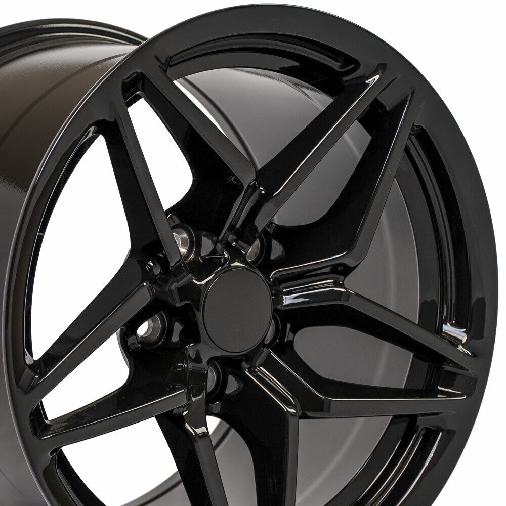 Black 17X11 Wheel fits Corvette Camaro - CV31 C7 ZR1 style 17x11