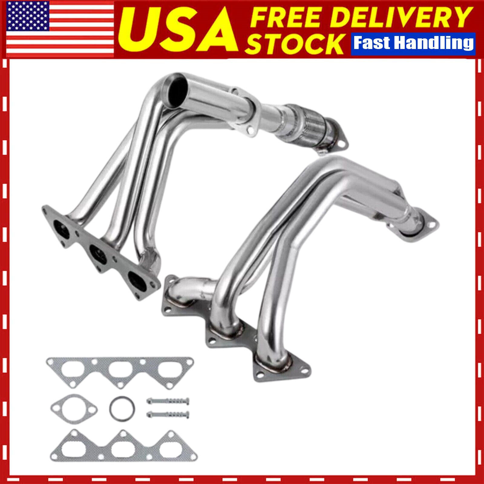 For 91-99 Mitsubishi 3000GT / 91-96 Stealth 3.0 N/A V6 Stainless Exhaust Headers