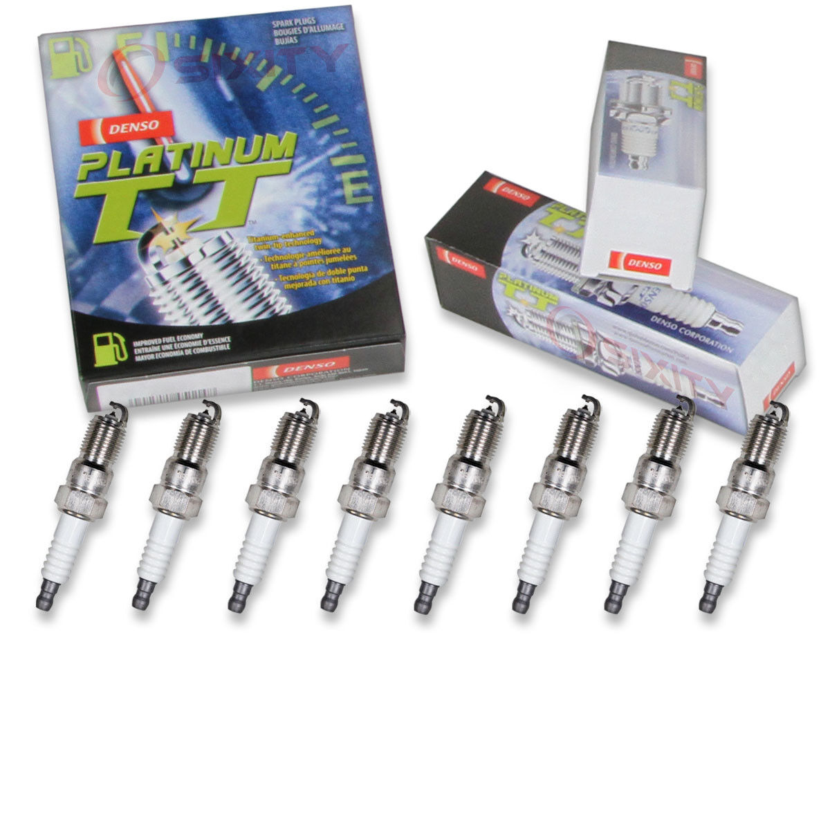 8 pc Denso Platinum TT Spark Plugs for 1994-2001 Ford Ranger 2.3L 2.5L L4 bz