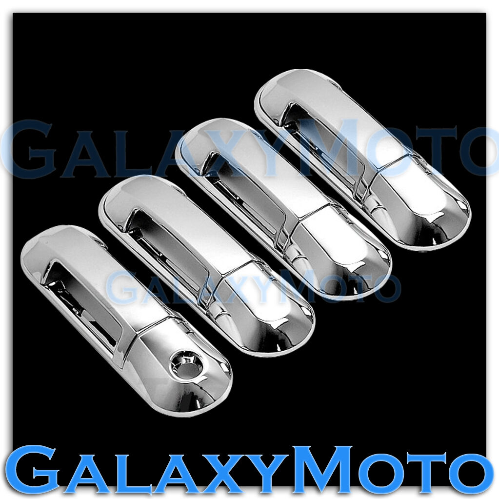 02-10 Ford Explorer Triple Chrome plated abs 4 Door Handle W/O PSG KH Cover