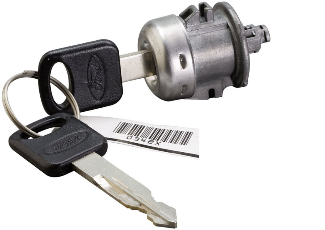 703362 Ford OEM Doors or Tailgate Key Lock Cylinder W/2 OEM Oval Logo Keys