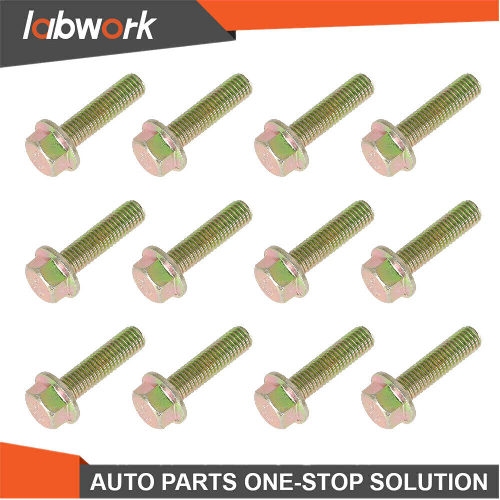 Labwork Exhaust Manifold Header Bolts Hardware Kit For Chevy GM LS1 LS2 LS6 LS7