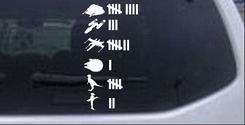 Star Wars Keeping Count Tally Rebel Car or Truck Window Laptop Decal Sticker