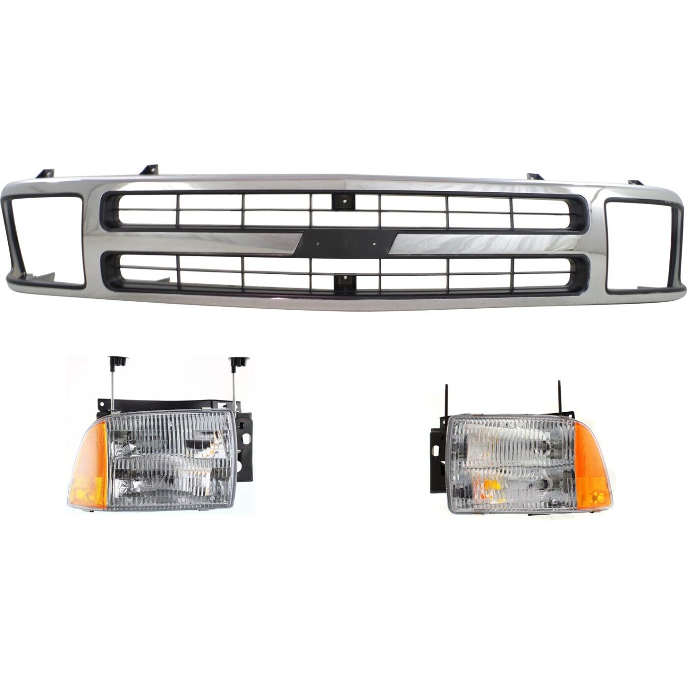 Grille Grill for Chevy Chevrolet Blazer 1995-1997
