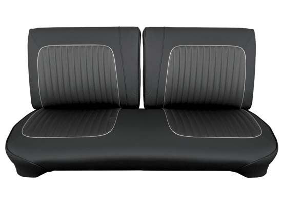64 Falcon Futura Hardtop, 2 Door Sedan & Wagon w/ Bench Seat Upholstery, Black