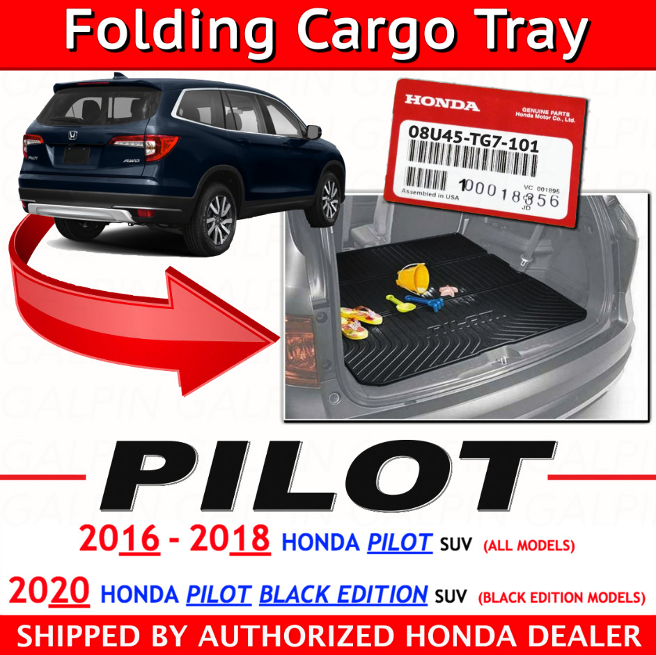 🔥Genuine OEM Honda Pilot Folding Cargo Mat (2016 - 2018 & 2020)  Tray (TG7-101)