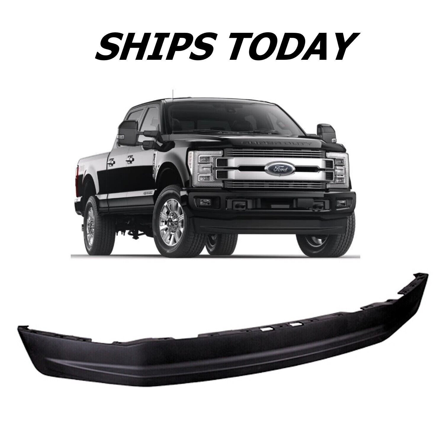 NEW Front Lower Valance For 2017-2019 Ford F-250 F-350 F-450 F-550 4-Wheel Drive