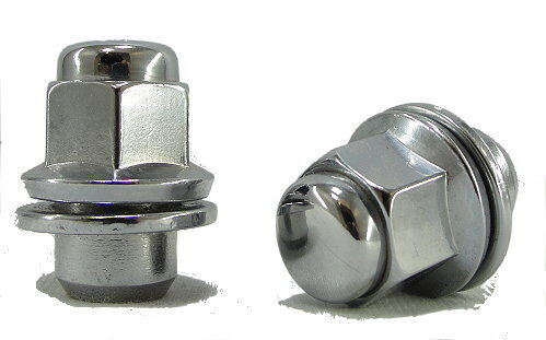 12x1.5 Chrome Mag Lug Nuts w/ Washer Brand New Wheel Nuts 13/16\
