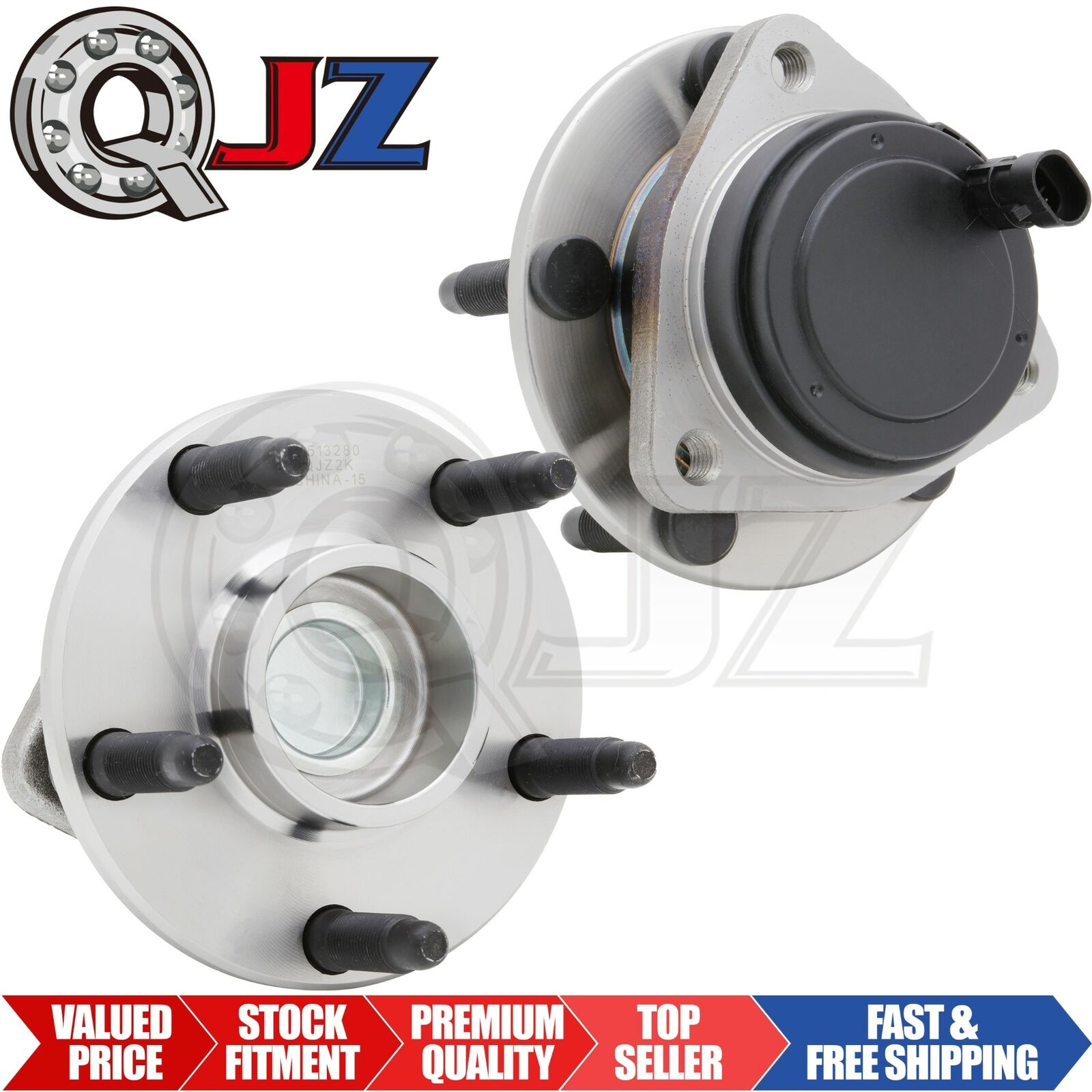 [2-Pack] 513280 FRONT Wheel Hub Replacement for Chevrolet Caprice Pontiac G8 RWD