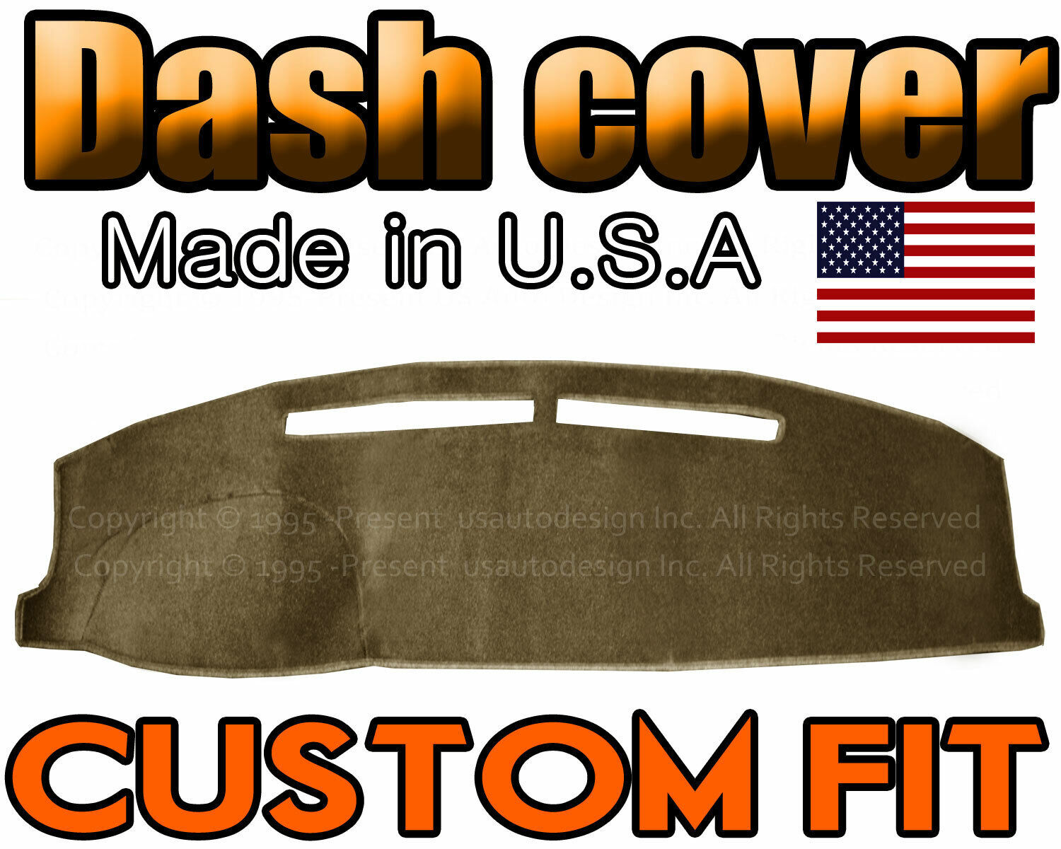 Fits 2013-2016 GMC ACADIA DASH COVER MAT DASHBOARD PAD/ TAUPE