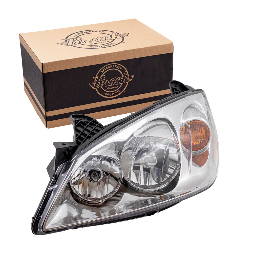 Headlight fits 2005-2010 Pontiac G6 Driver Headlamp w/ Amber Signal Assembly