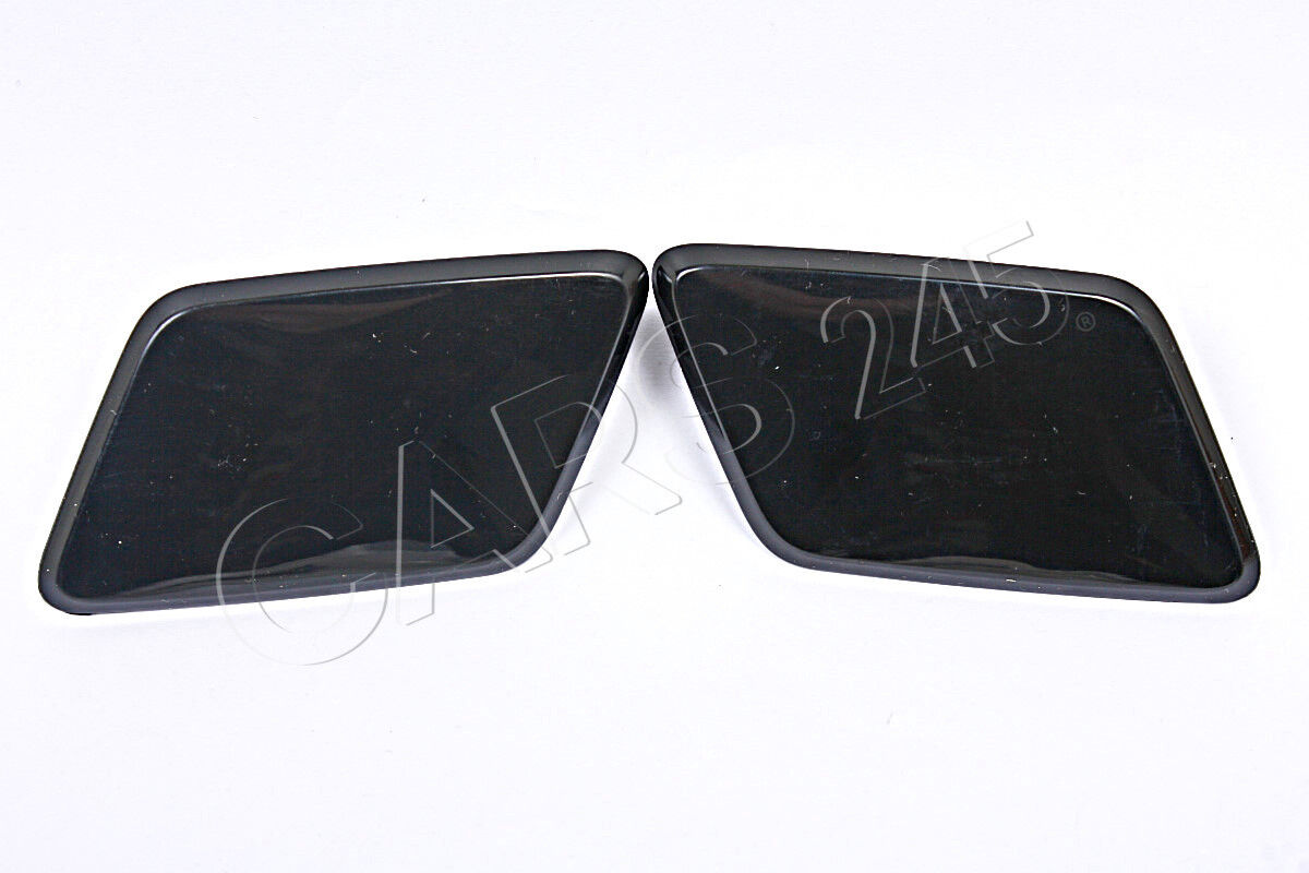 Genuine Headlight Washer Caps Covers Left+Right Pair Skoda Octavia Mk2 2004-2013