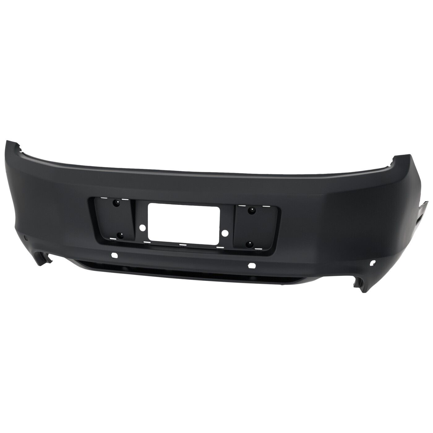 Bumper Cover For 2013-2014 Ford Mustang Base GT With Sensor Holes Rear Primed
