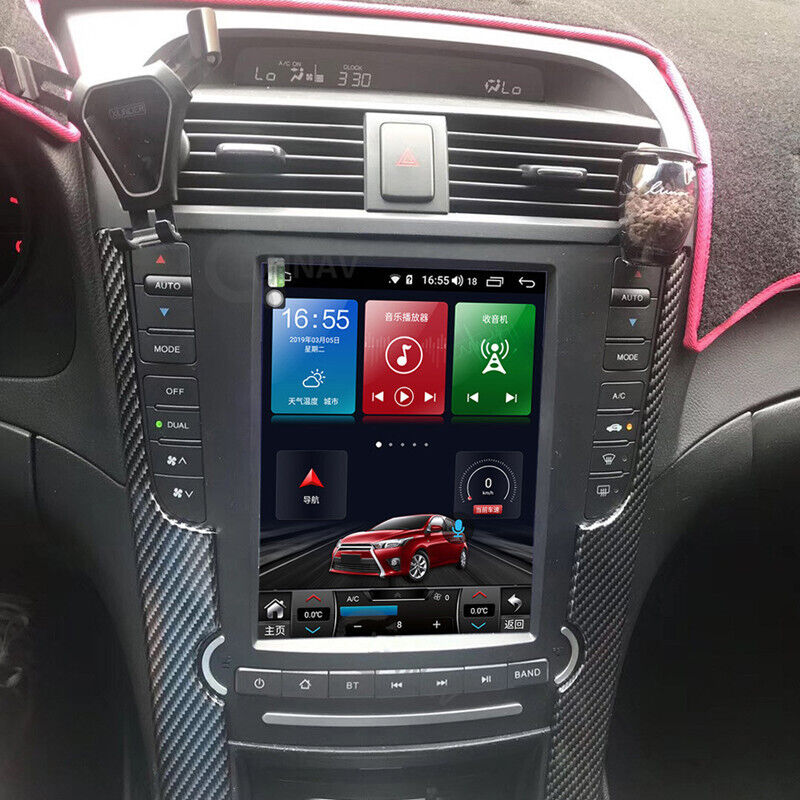 Android 4+32GB Car Radios GPS Navigation Carplay Stereo for Acura TL 2003-2008