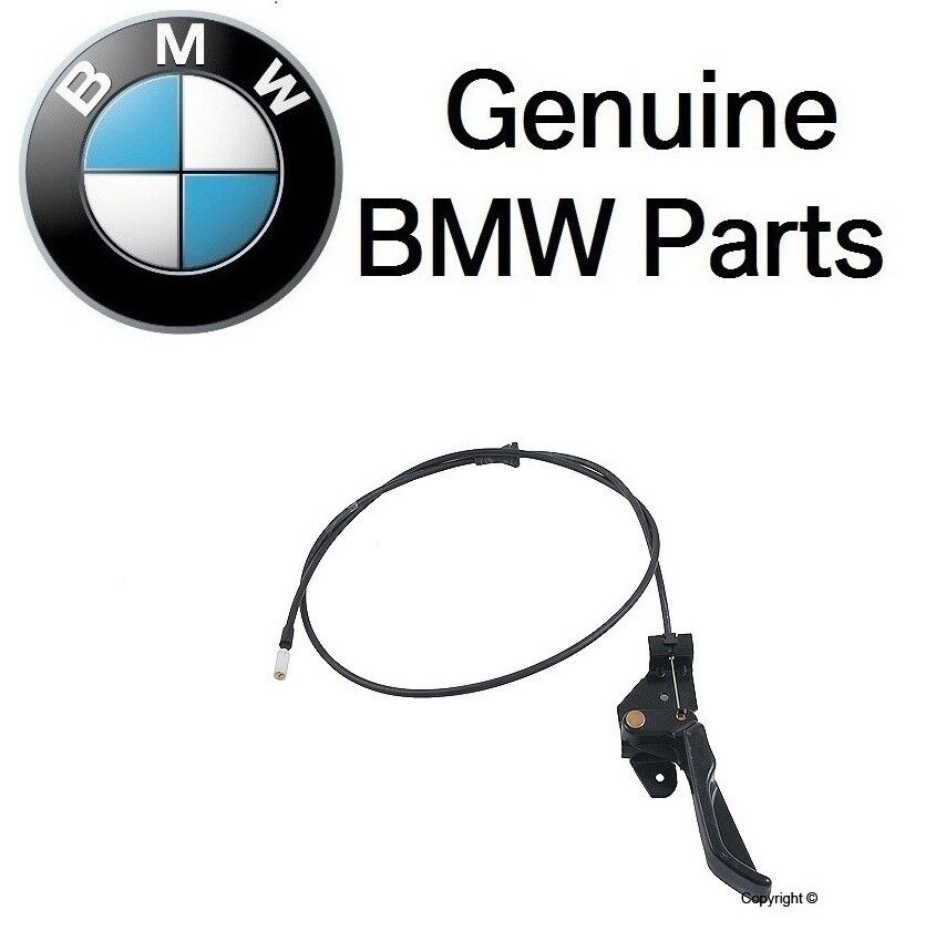 For BMW E30 318i M42 325 M3 Hood Release Cable Kit GENUINE 51 23 1 884 281