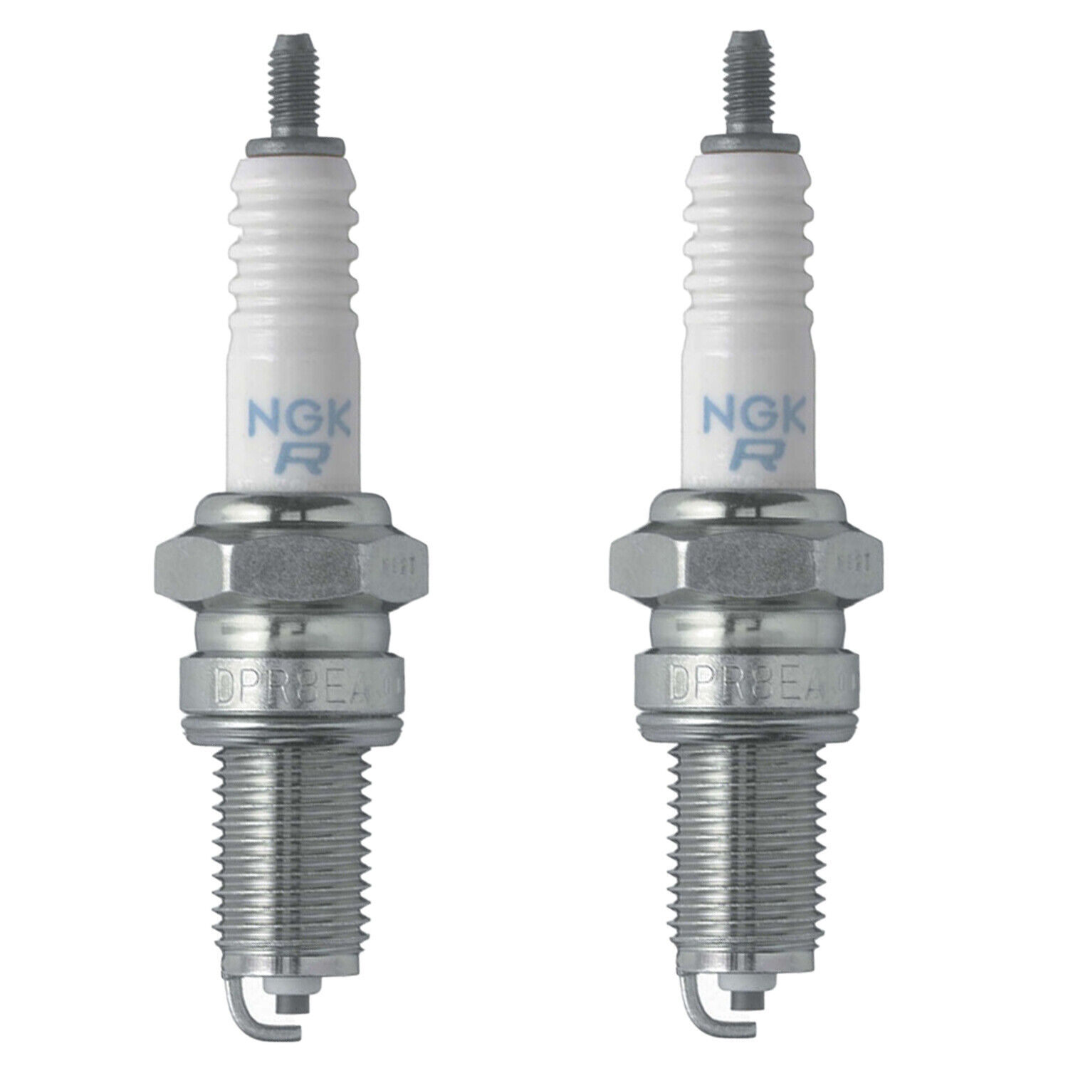 NGK Standard Spark Plug Set (2 Pieces) DPR7EA-9 For Suzuki VL1500 Intruder