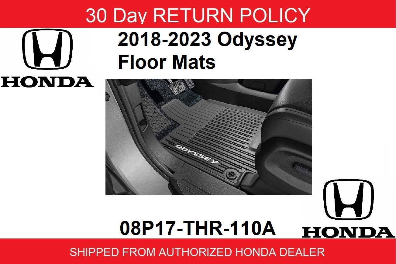 🔥Honda Odyssey High Wall All Season Floor Mat Set 2018- 2023(08P17-THR-110A)