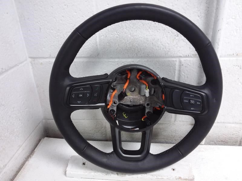 2023 JEEP WRANGLER Black Leather Steering Wheel Heated OEM 