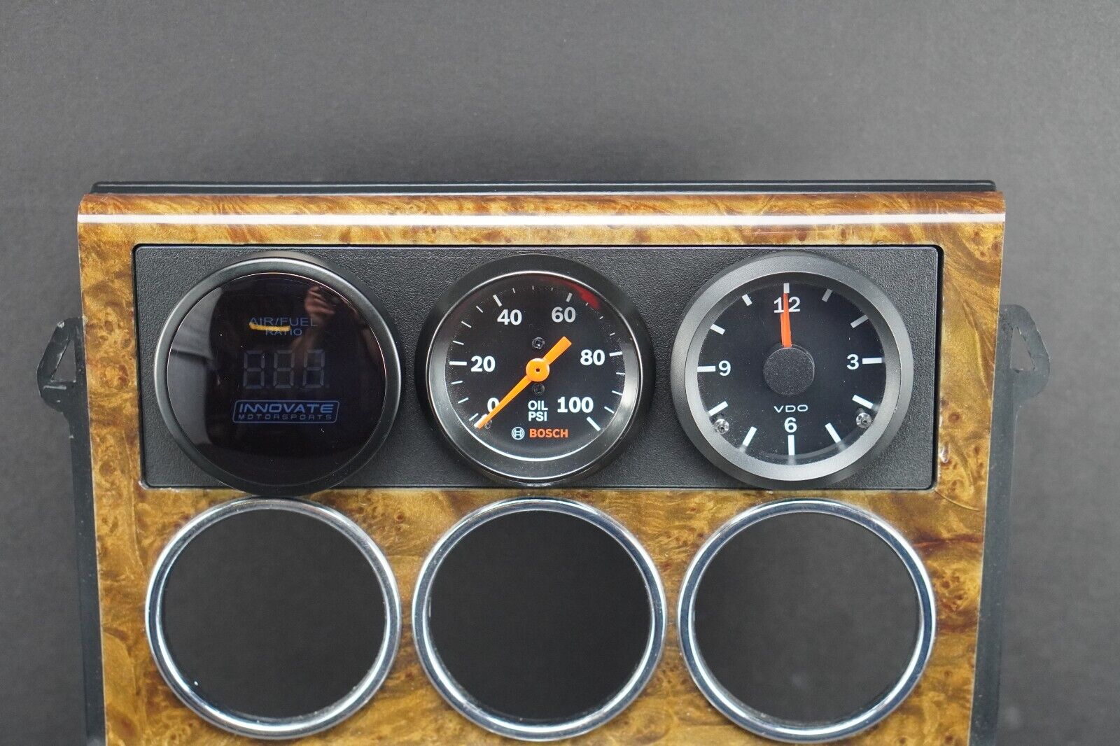 BMW E36 / Z3 / E34 Radio Delete Panel Gauge Mount Plate Replaces: 65111384855