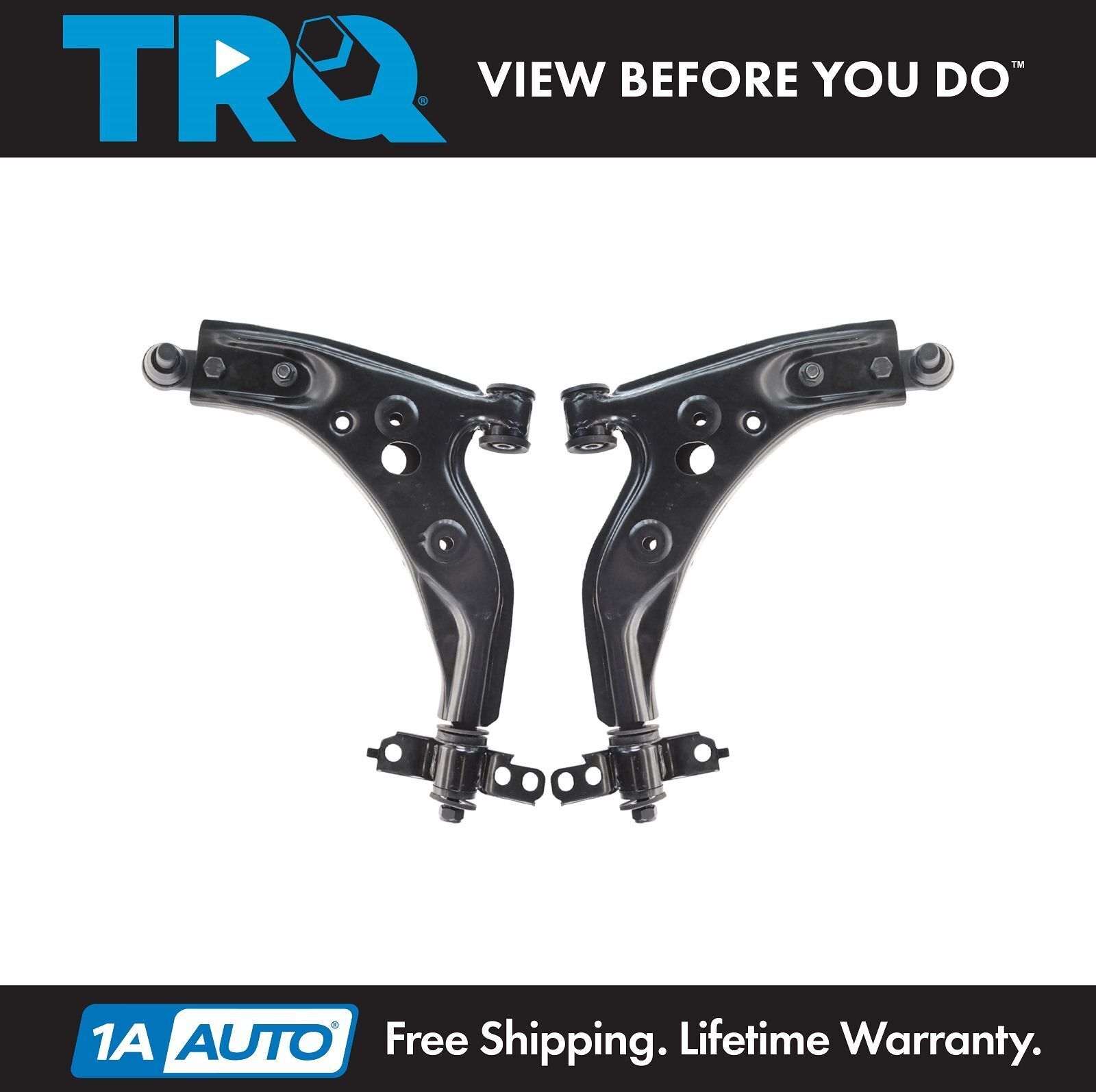 TRQ Front Lower Control Arm with Ball Joint Pair of 2 for Escort Mercury Tracer