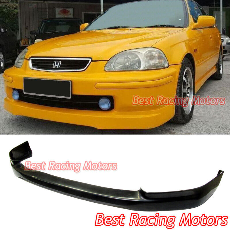 For 1996-1998 Honda Civic 2/3/4dr CTR Style Front Bumper Lip (Urethane)