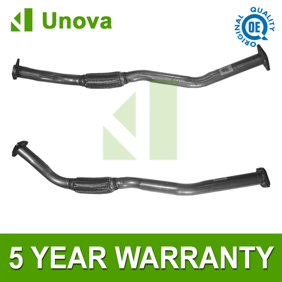 Exhaust Pipe Euro 3 Front Unova Fits Nissan Terrano 2002-2006 3.0 D 200102X900