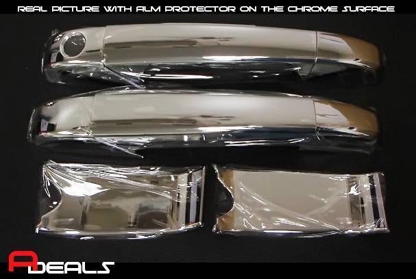 For Cadillac Escalade ESV EXT 2007-2013 Chrome Door Handle Cover (W/O Key Hole)
