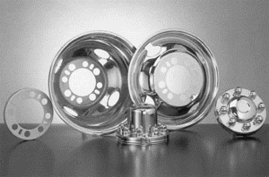 STAINLESS DUALLY  WHEEL SIMULATORS 1984-1998 FORD F-350 16\