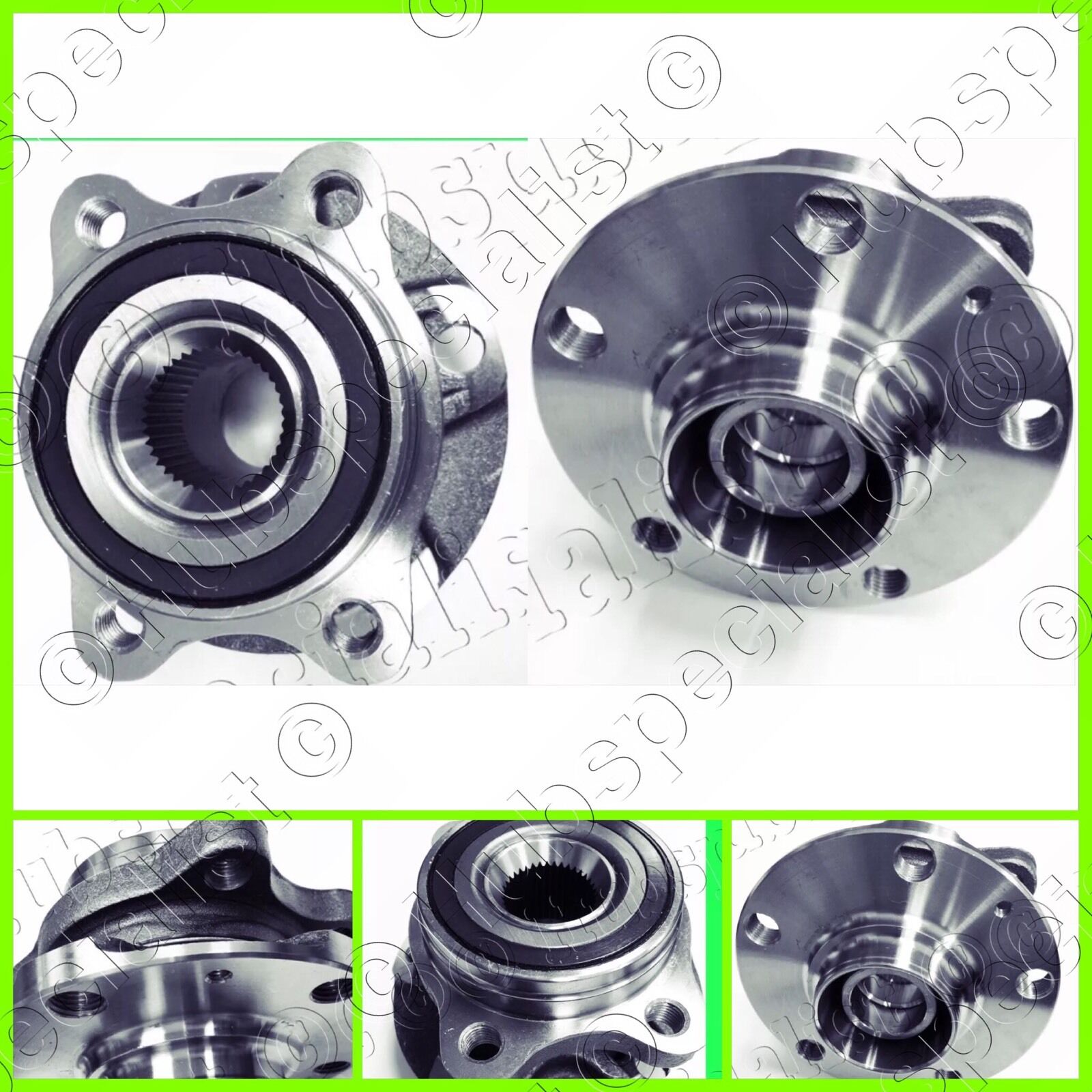 FRONT & REAR WHEEL HUB BEARING ASSEMBLY FOR 2010-2014 AUDI A4 A4 QUATTRO 1 SIDE