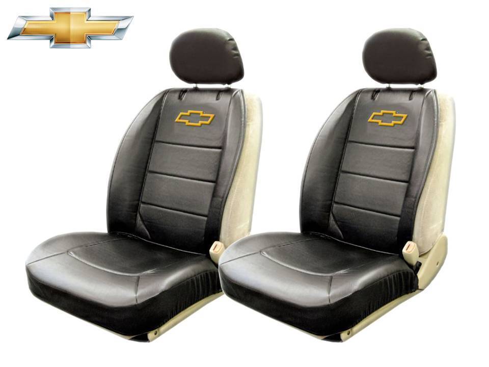 Chevrolet Chevy Elite Seat Covers Black Synthetic Leather Side Air bag Ready