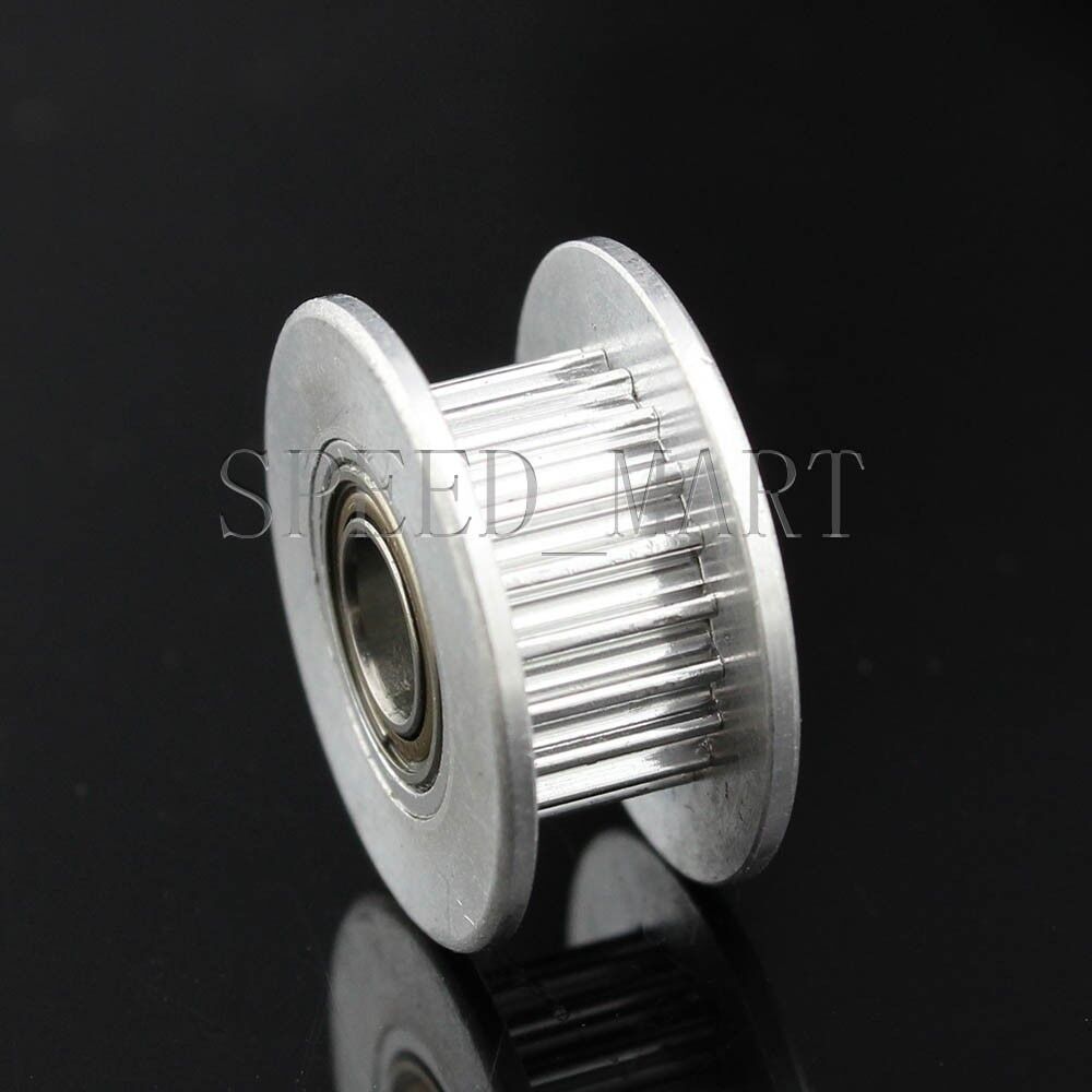 Aluminum GT2 20T 4mm Bore Timing Belt Idler Pulley With Bearing for 3D Printer