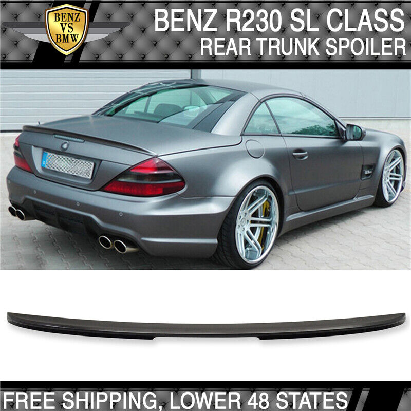 03-11 Benz SL Class R230 2Dr AMG Style Unpainted ABS Trunk Spoiler