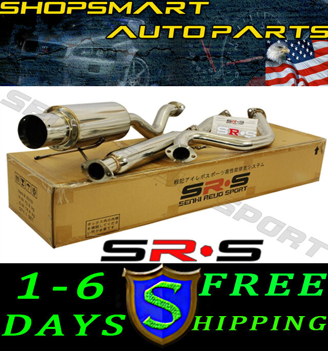SRS TYPE-R1 CATBACK EXHAUST ACURA INTEGRA GS RS LS 94 95 96 97 98 99 00 01 2 DR