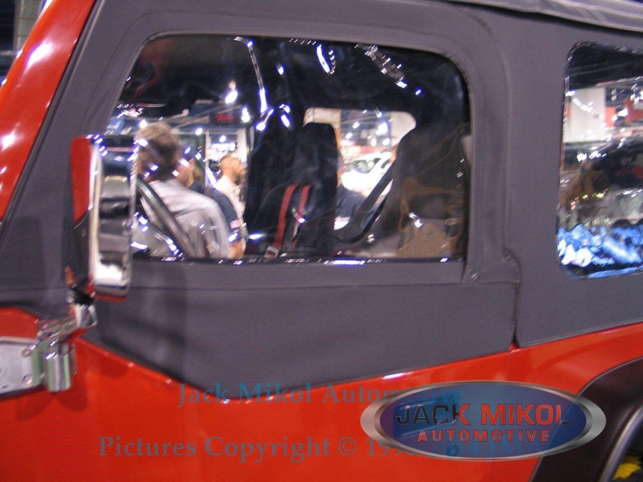 Upper Skins Front Windows 97-06 Jeep Wrangler TJ - New 
