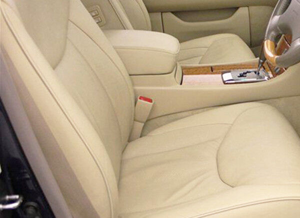 Fits 01-06 Lexus LS430 Beige Real Leather Center Console Lid Armrest Cover