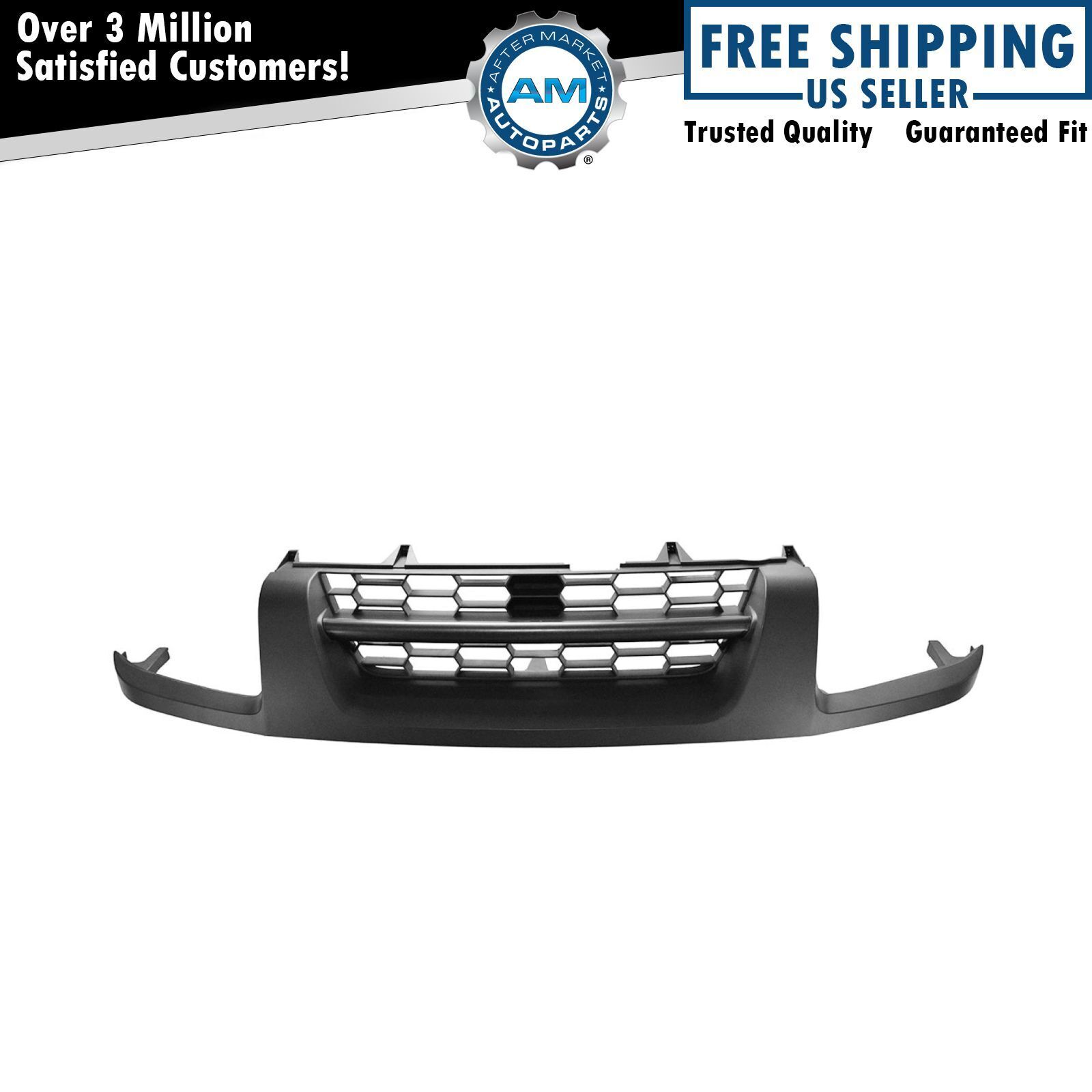 Grille Gray & Silver Front for 02-04 Nissan Xterra SE