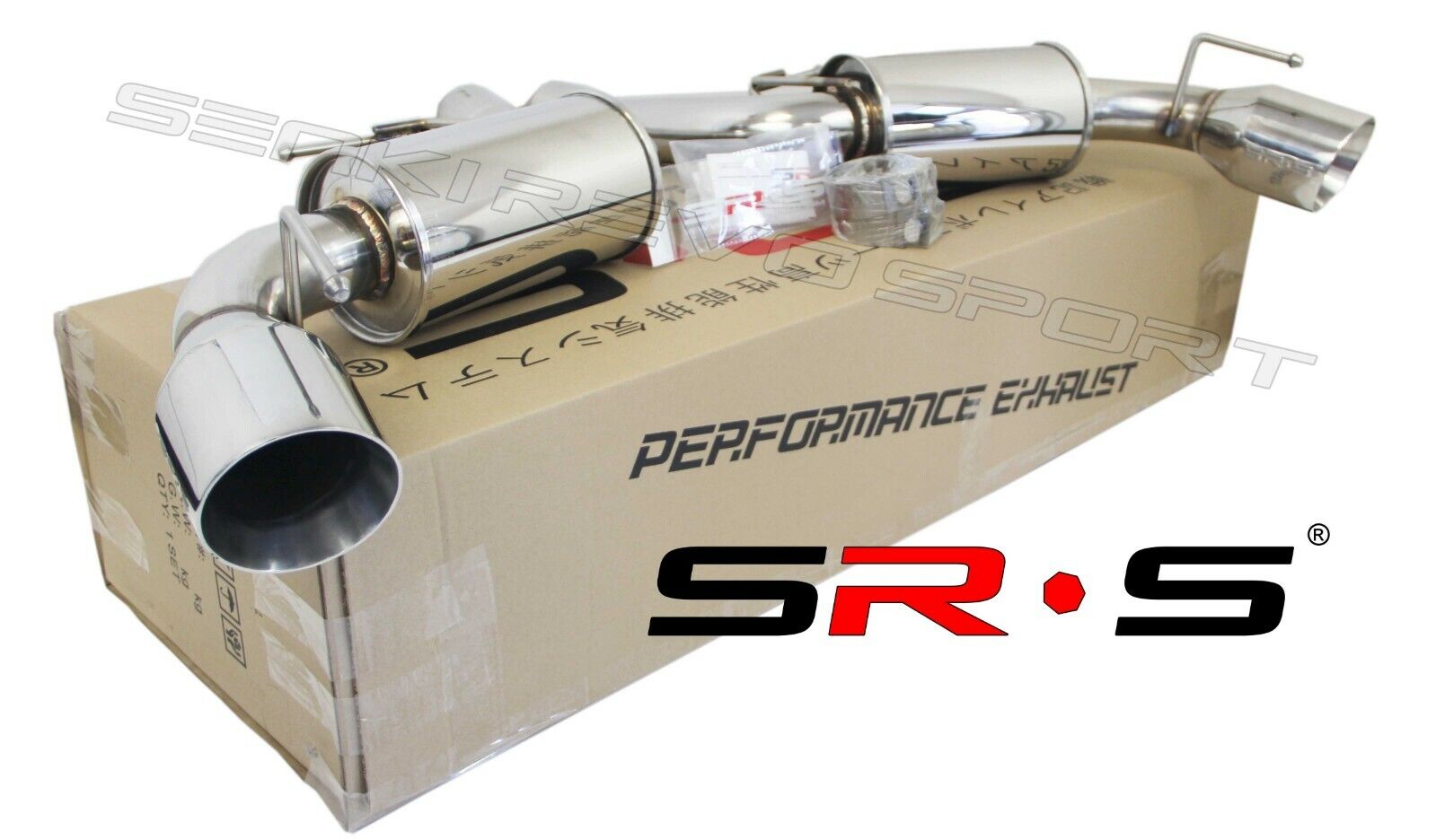 SRS Stainless AxleBack Exhaust For 2016-2019 Chevy Chevrolet Camaro SS V8 dual
