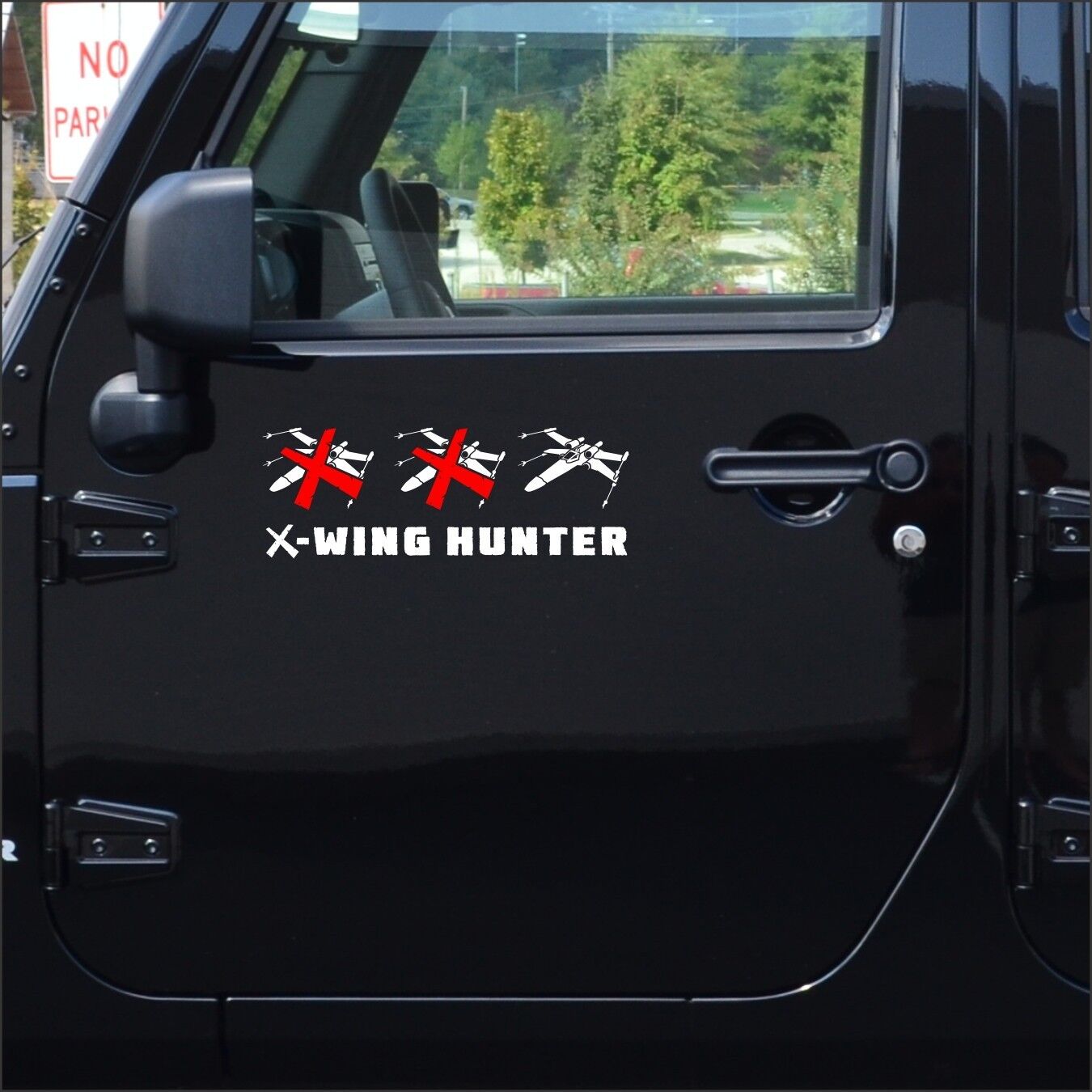 X-WING HUNTER - Rebel Alliance Car Body Vinyl Sticker Decal