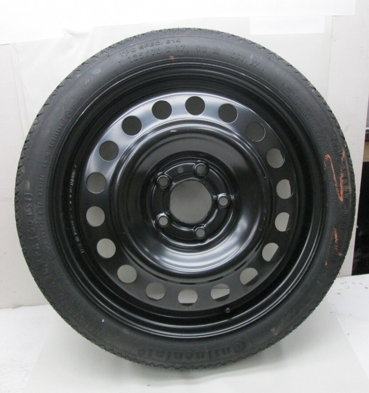 06 07 08 09 10 11 DTS LUCERNE 17 INCH COMPACT SPARE TIRE DONUT T125/70/17