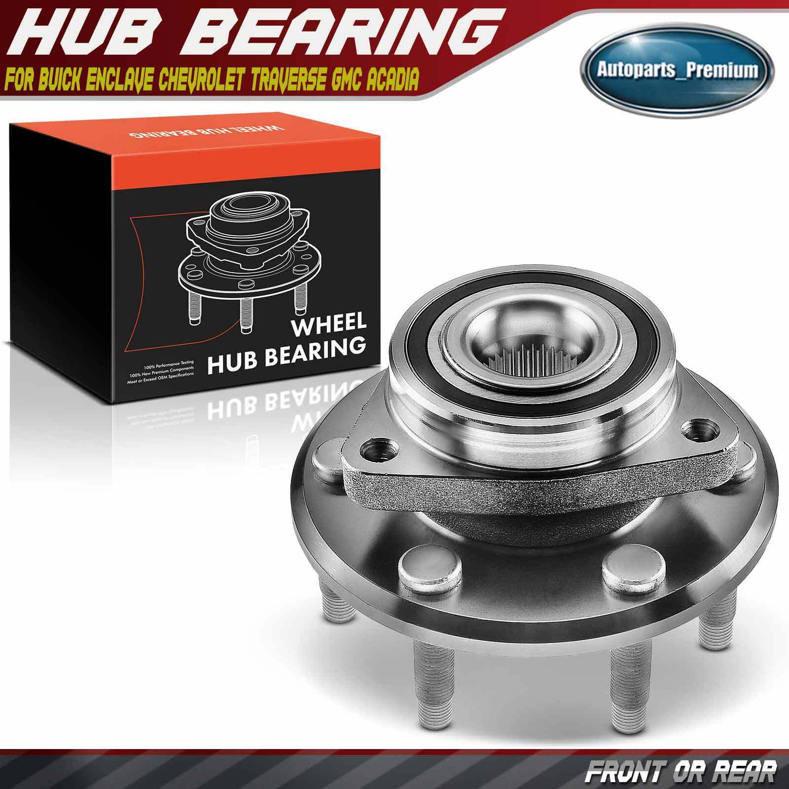Front/Rear Wheel Bearing Hub For Buick Enclave Chevy Traverse GMC Acadia 3.6L