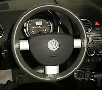 VW Leather Steering Wheel Cover Wheelskins - Custom Fit - You Pick the Color
