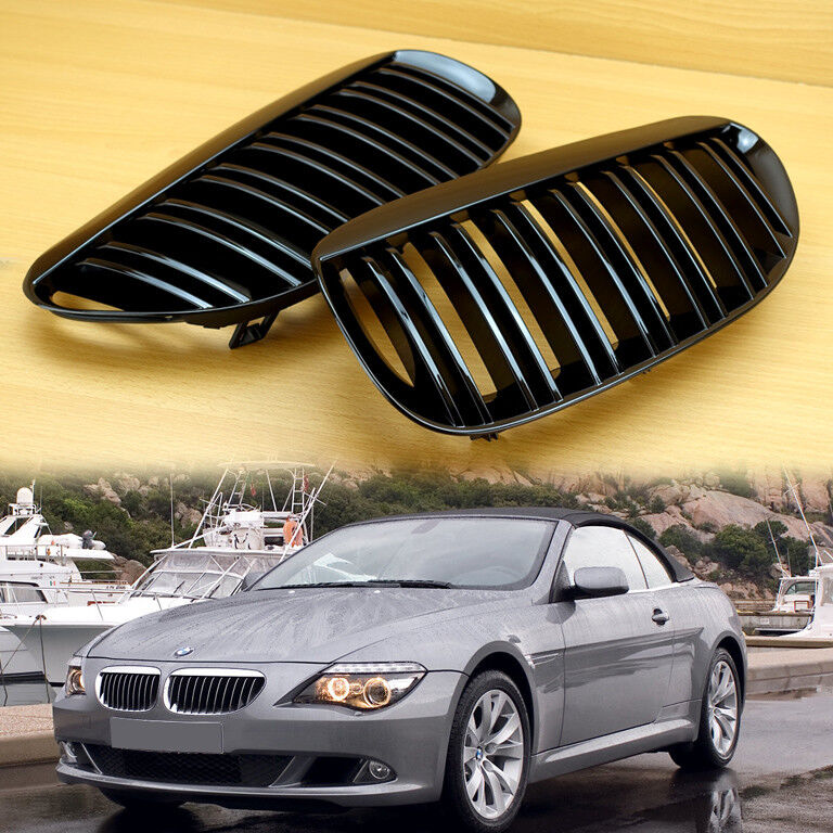 M6 Look Gloss Black For BMW E63 E64 LCI Convertible/Coupe Front Grille