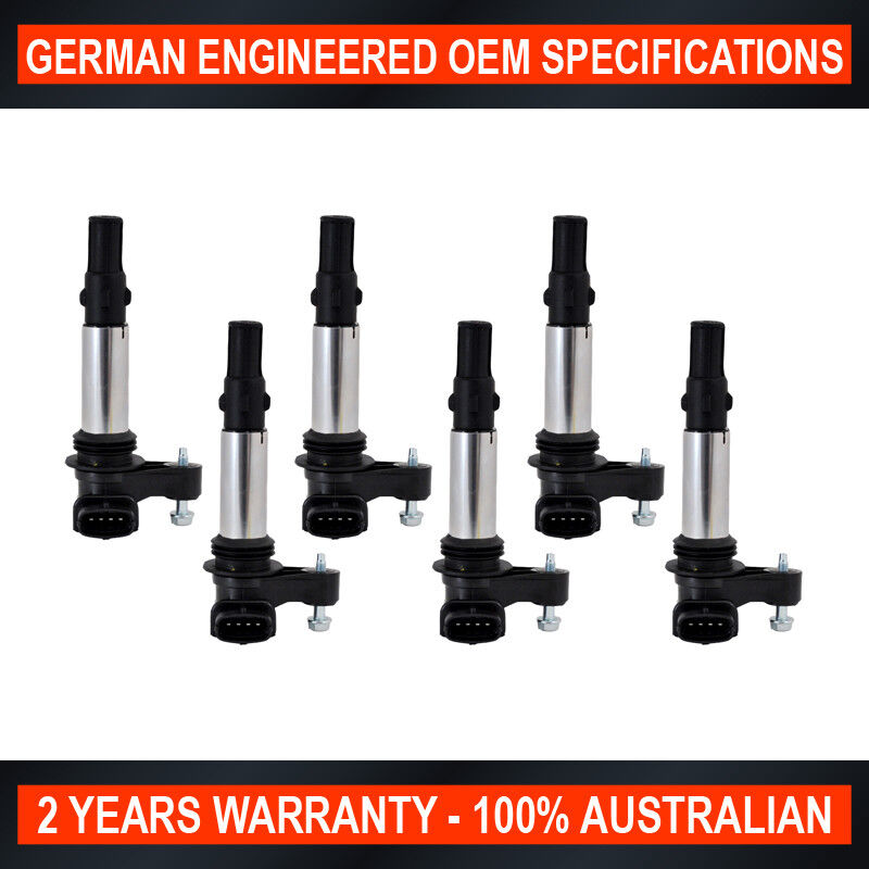 6x OEM Quality Ignition Coil for Holden Commodore Calais VZ Statesman Rodeo RA