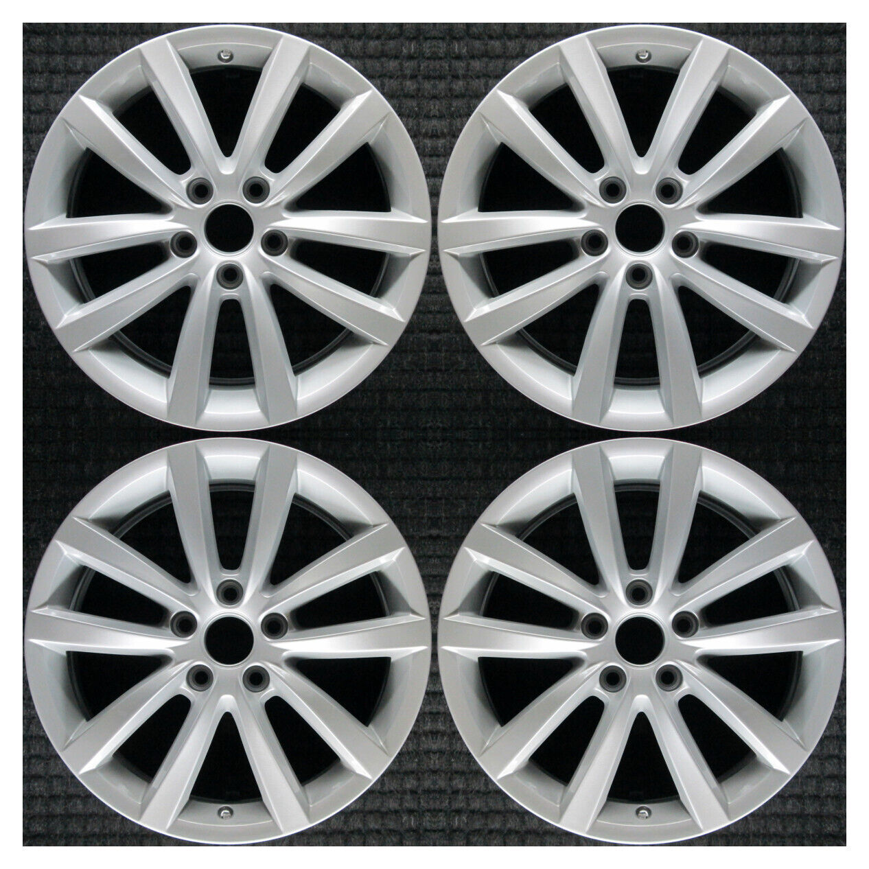 Set 2012 2013 2014 2015 2016 Volkswagen VW EOS OEM 17 Silver Wheels Rims 69920