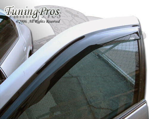 For Mercedes-Benz S430 S500 2000-2006 Smoke Window Rain Guards Visor 4pcs Set