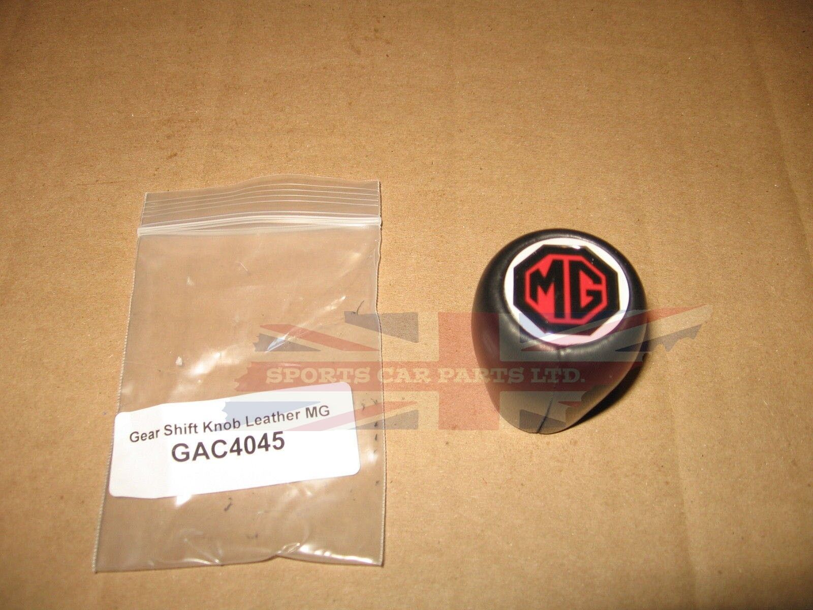 New Gear Shift Knob for MGA and MGB MG Midget 1955-1976 Leather with MG Logo