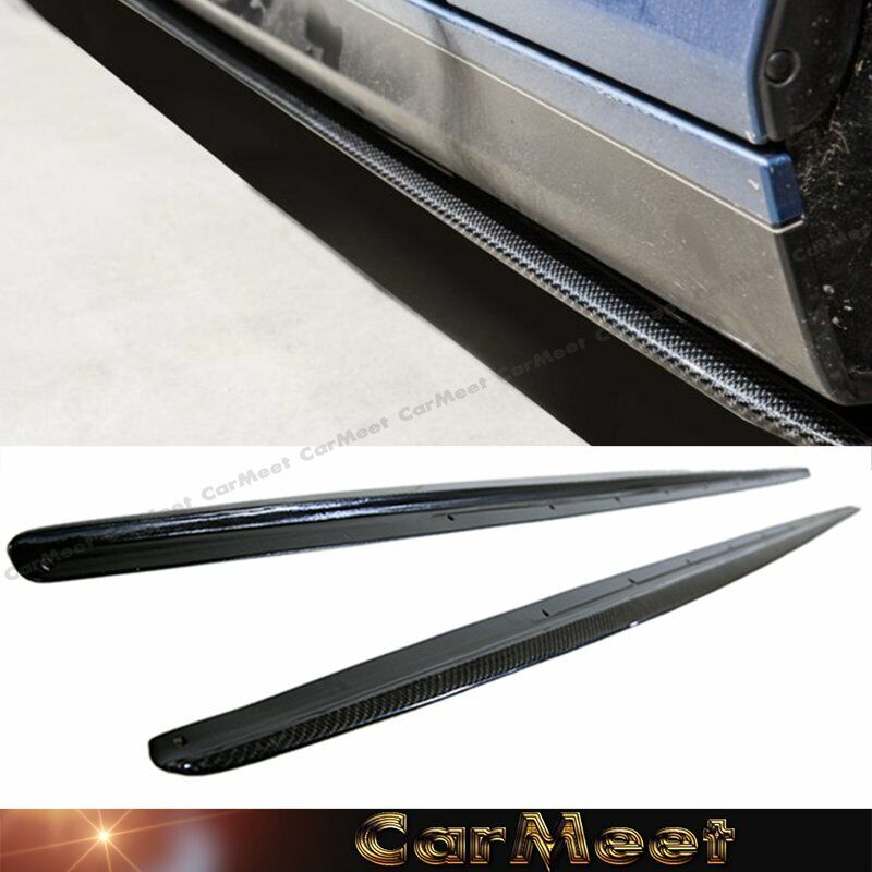 Carbon Fiber Performance Side Lower Skirt Lip For 14UP F22 F23 M-Sport Coupe 2DR