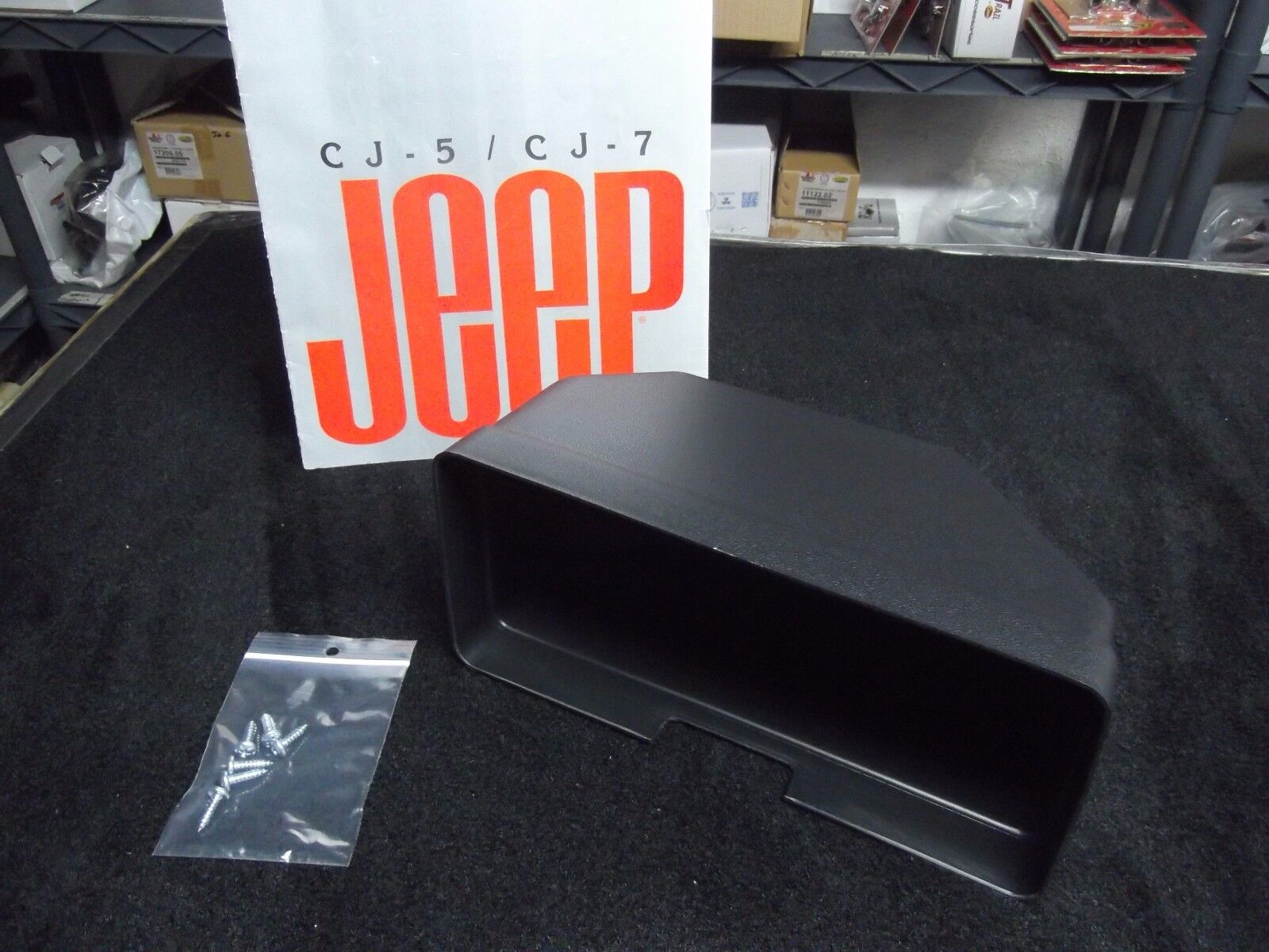 Jeep CJ glove box, CJ Laredo, CJ glove box insert