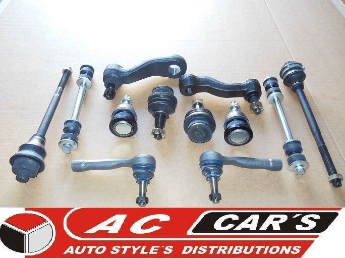 Fits Chevy Suspension / Steering kit ball joint tie rod link 12 pcs warranty 4WD