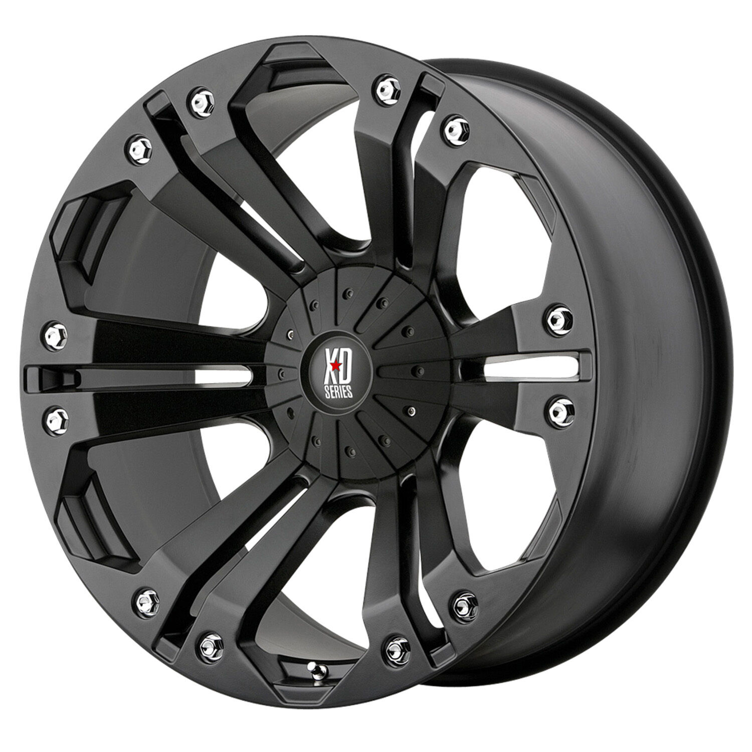 18 inch Black wheels rims KMC XD 778 MONSTER Toyota Tundra 2007-2014 only 5x150